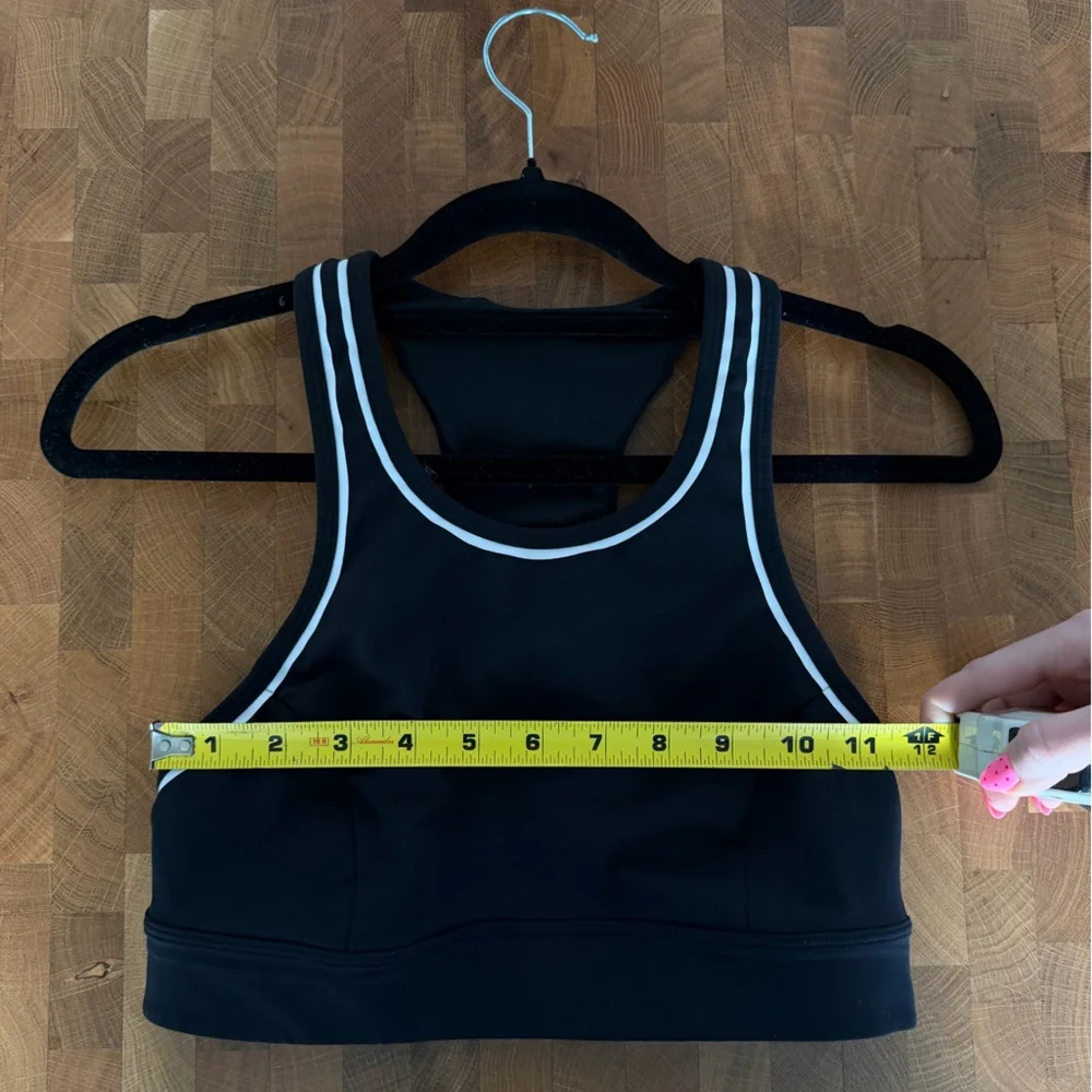 lululemon Black High-Neck Racerback Sports Bra - Picture 6 of 9